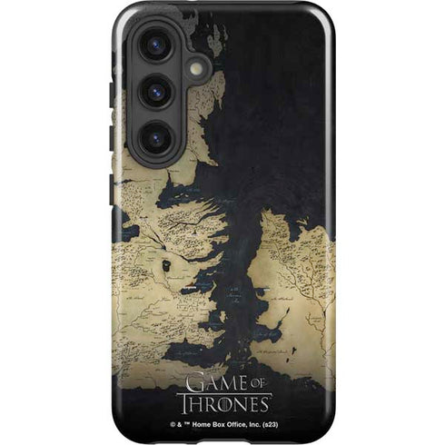 Game of Thrones: Westeros Map Galaxy S24 Plus Impact Case